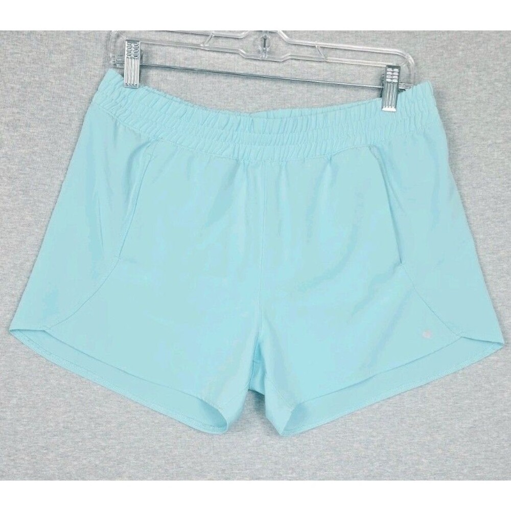 Lands' End Women's Athletic Running Shorts XL 14-16 green Activewear